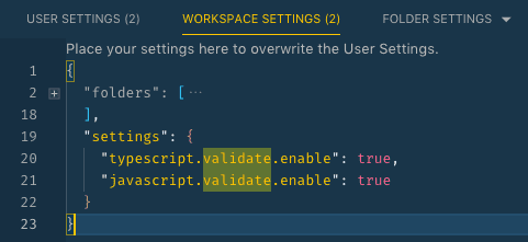 Setup VSCode Inline TypeScript Error
